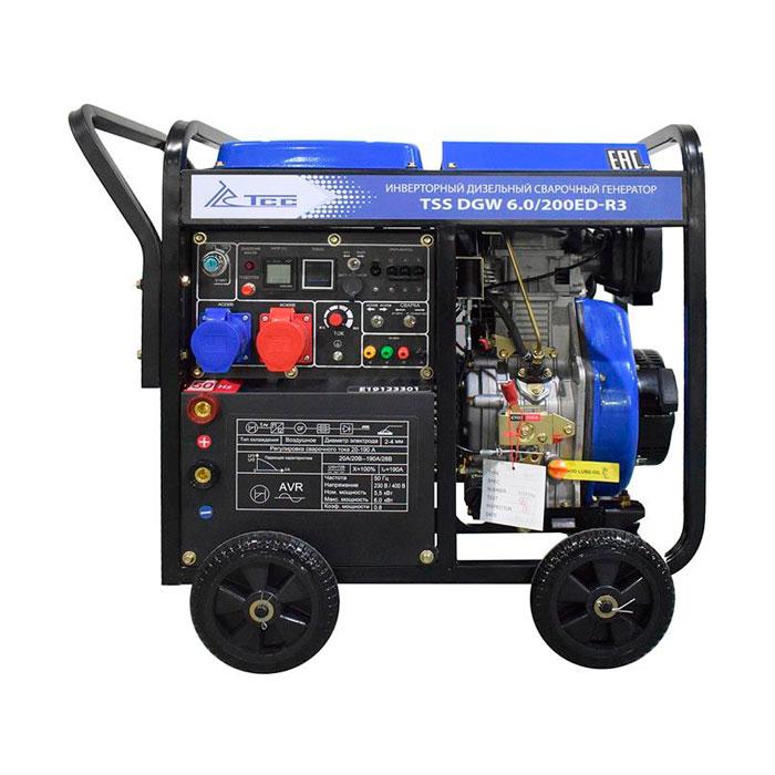 Сварочный дизельный генератор TSS GGW 6.0/200ED-R3